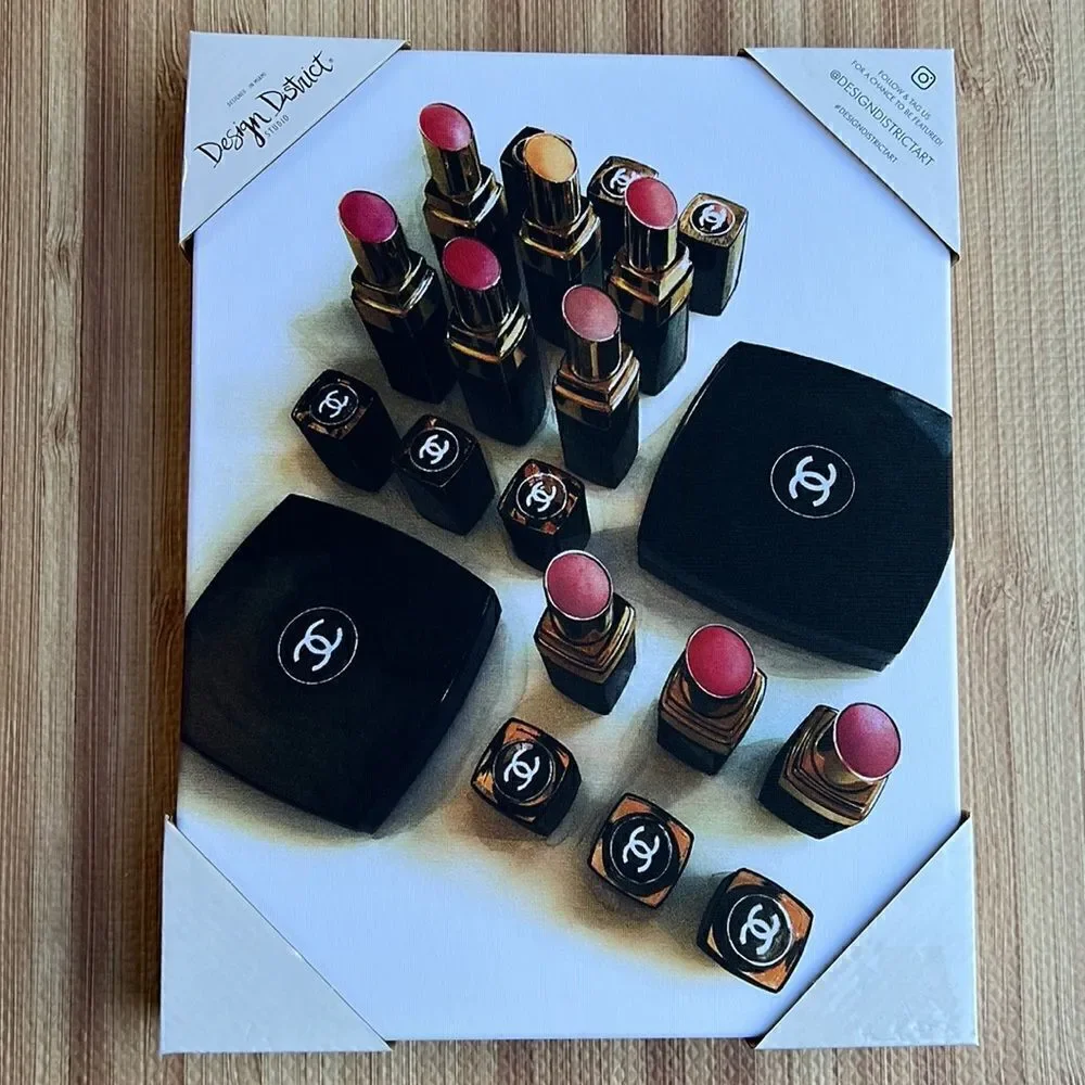 Design District Studio Chanel Makeup Wall Hanging Print